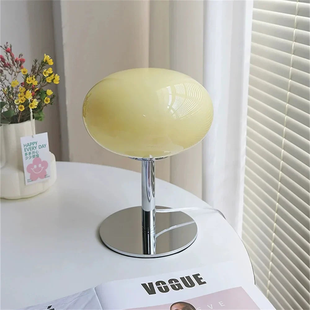 CreamPop - Lampe en verre crème Lollipop