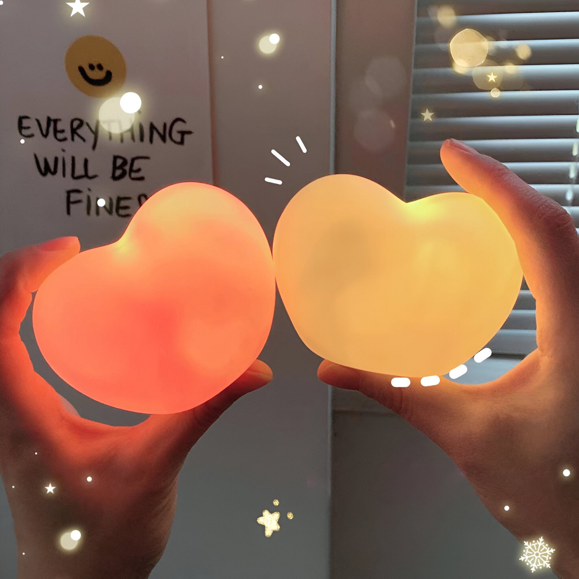 Kreative Love Heart LED 3D Lampe