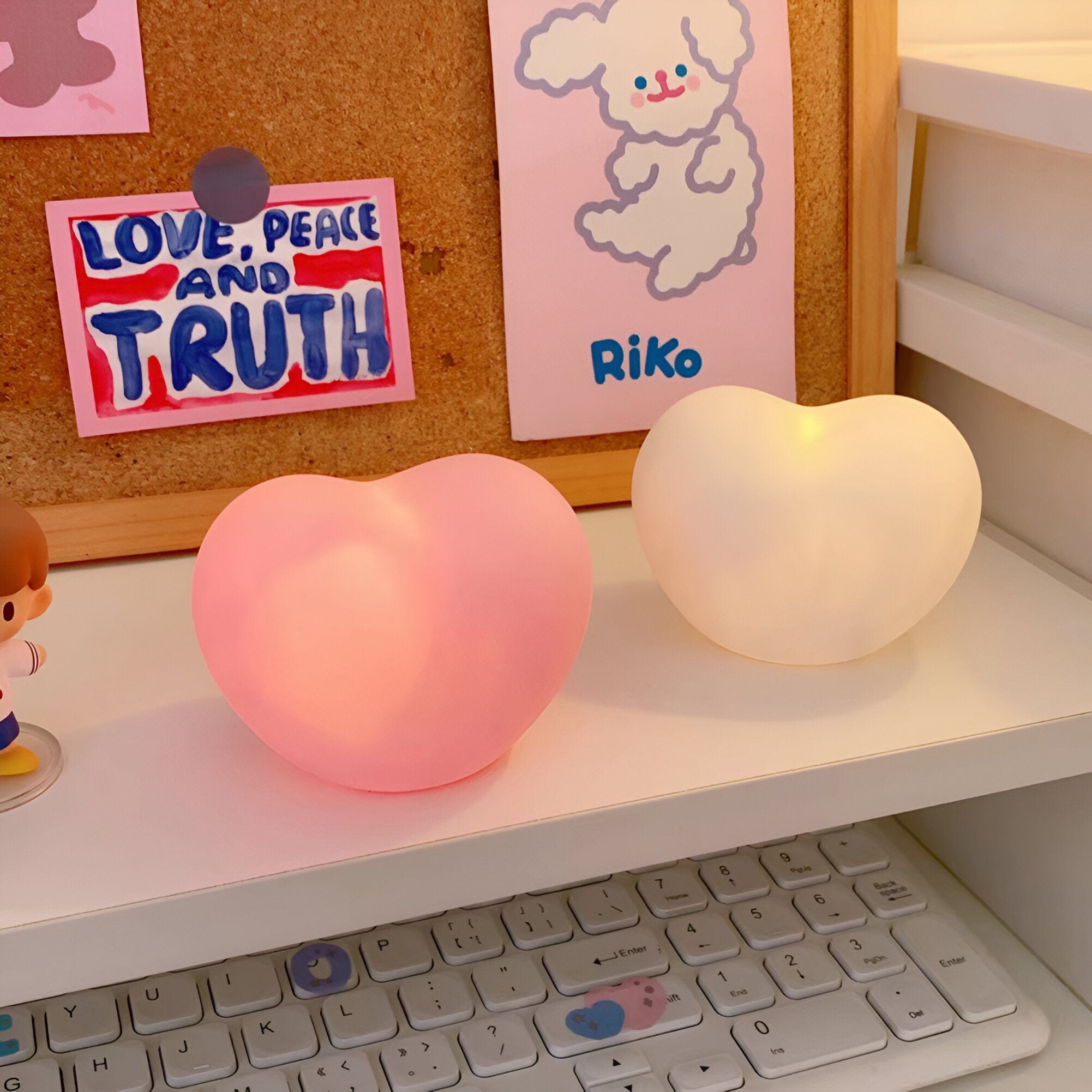 Creative Love Heart LED 3D Lamp