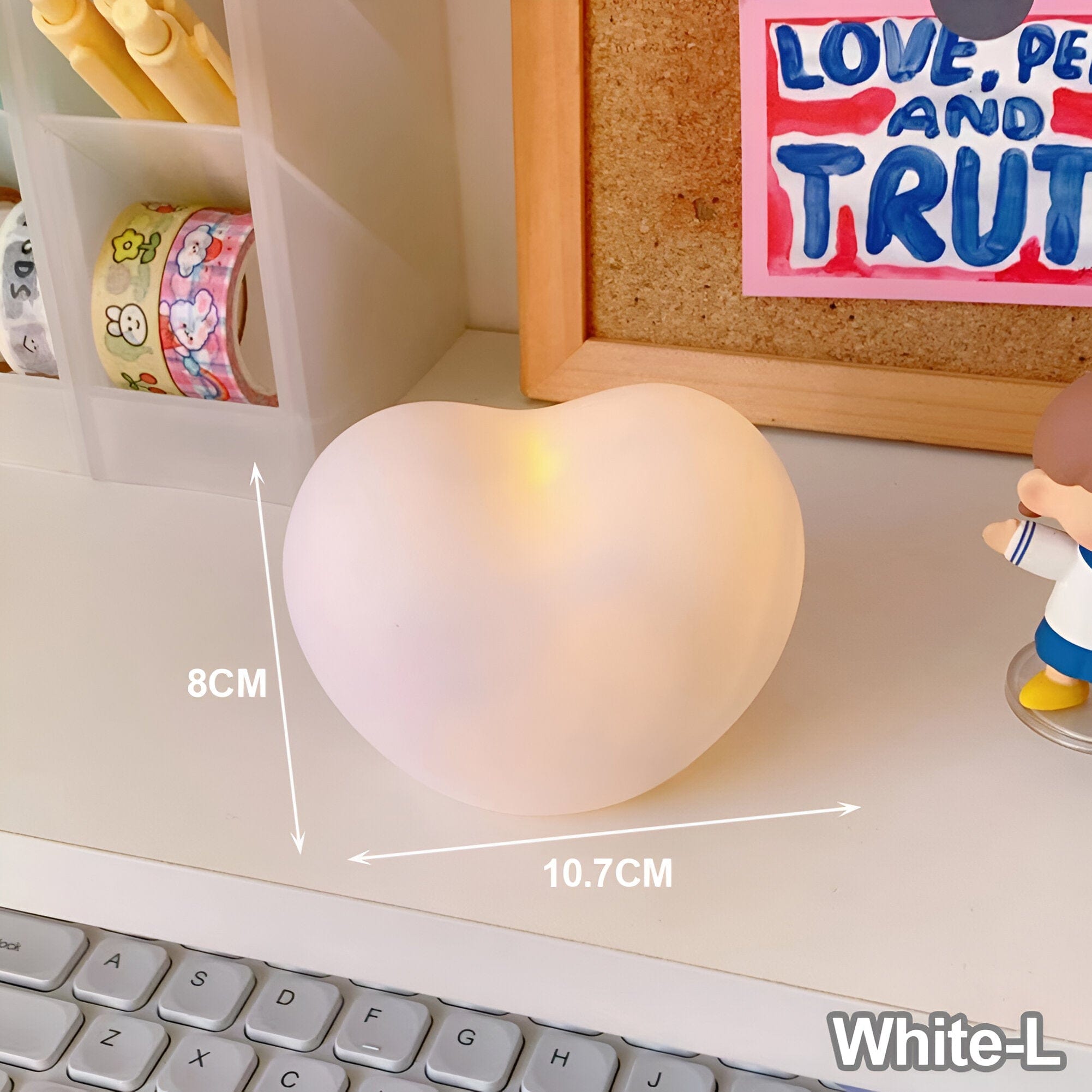 Creative Love Heart LED 3D Lamp