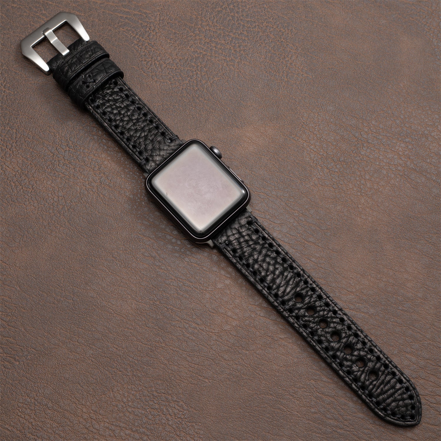 Top grain leather strap For Apple watch