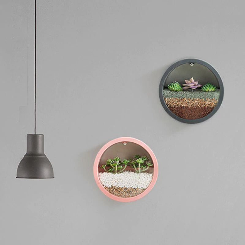 Jardineras de pared con diseño de arena