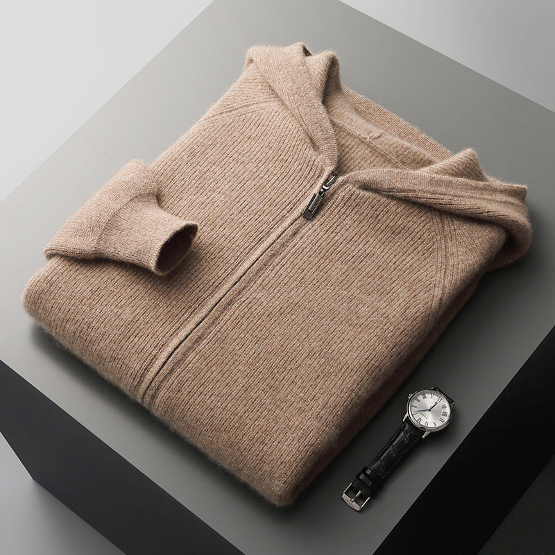 Royal Cashmere Merino Ull Zip-Up