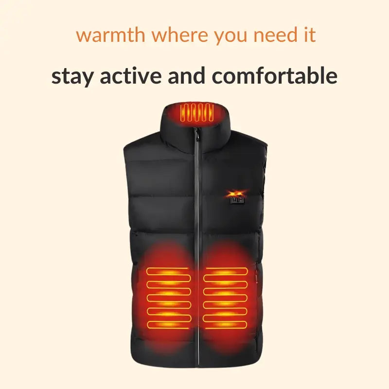 Men's Heated Gilet for Instant Warmth