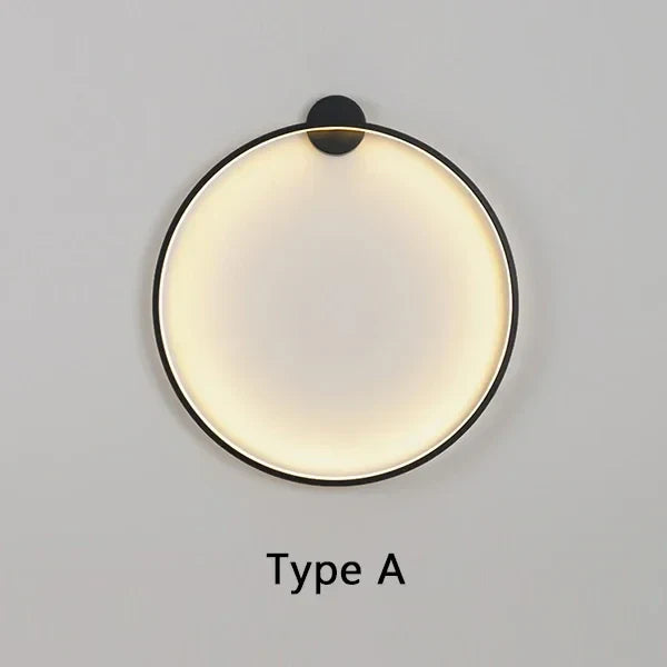 LumiRing - Minimalist circular wall light lamp