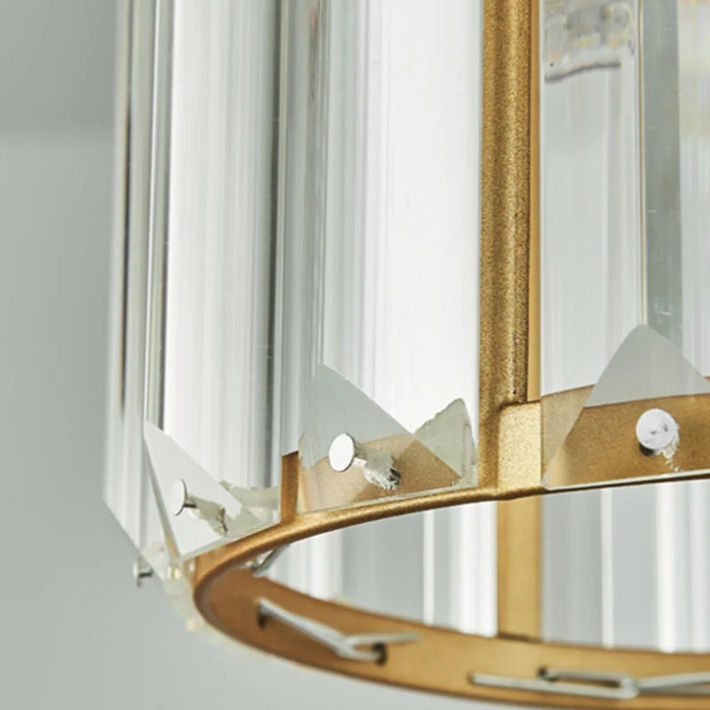 ShimmerGlo - Lampe à suspension moderne en cristal K9