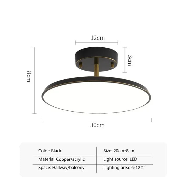 SleekAura - Minimalist Ceiling Lamp