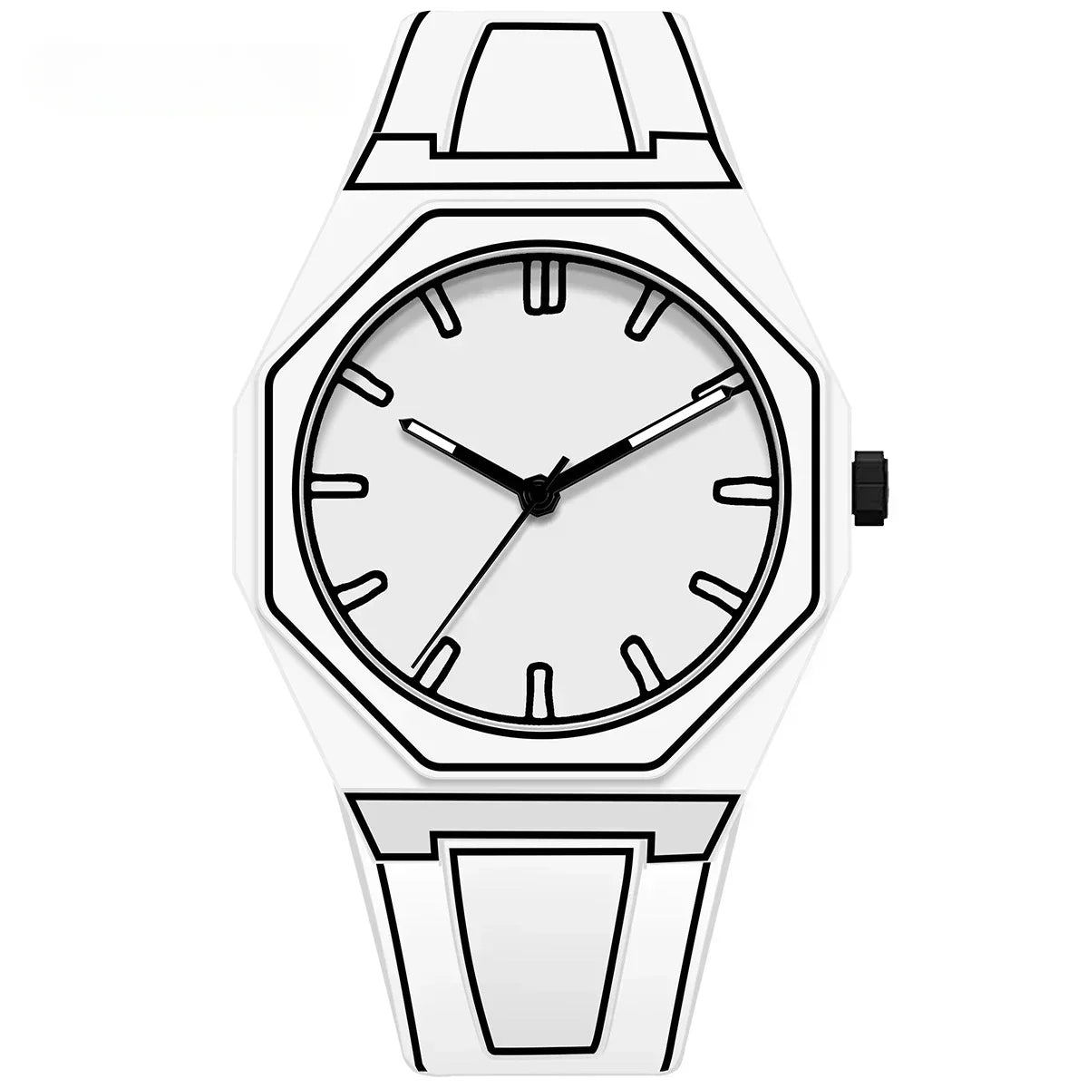 Modern minimalistisch herenhorloge