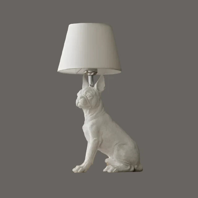 ArtPuppy Deco Style Bordslampa - Charmig Iron Dog Design för elegant belysning