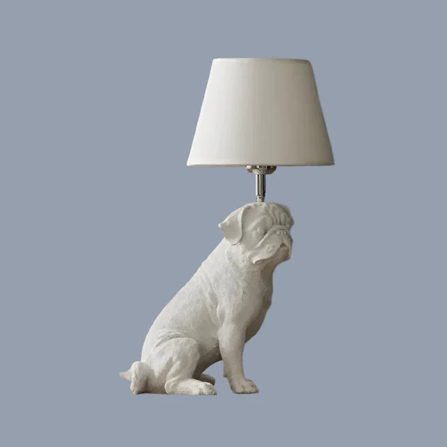 ArtPuppy Deco styl stolní lampa - Okouzlující design železného psa pro elegantní osvětlení