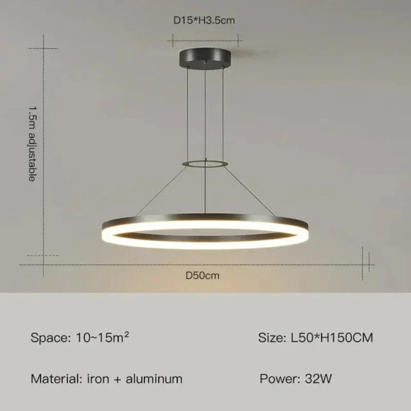 ChicRadiance - Smal hängande lampa