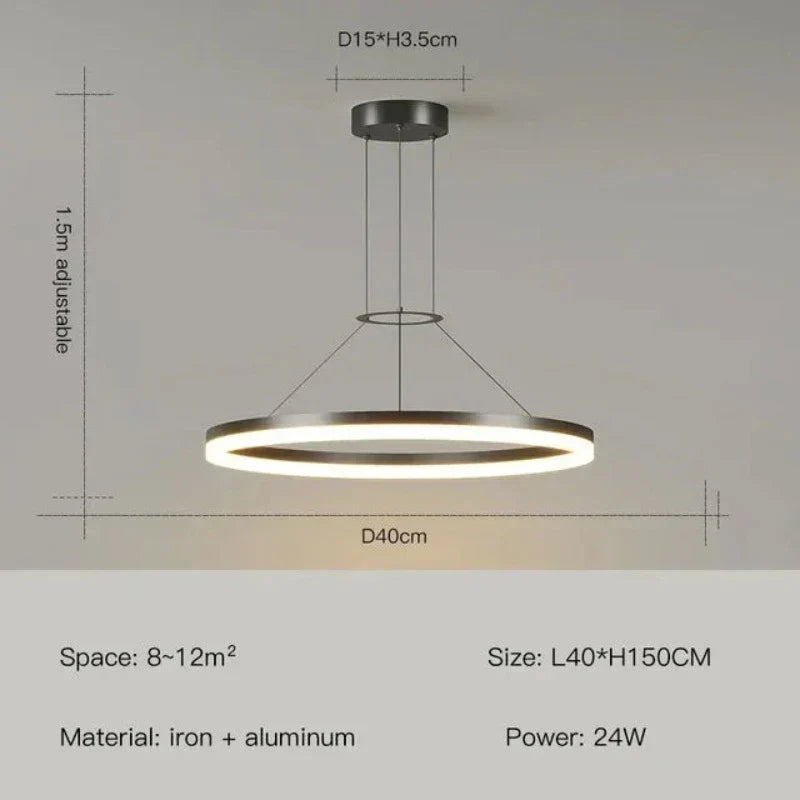 ChicRadiance - Lampe suspendue fine