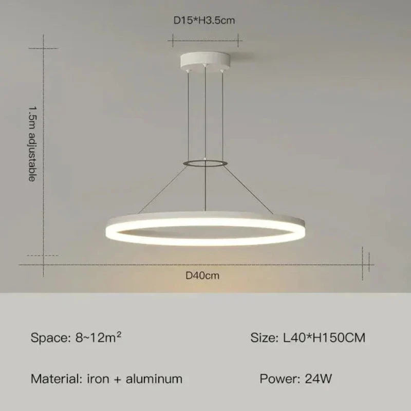 ChicRadiance - Lâmpada pendente slim