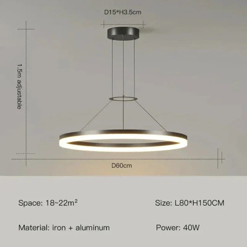 ChicRadiance - Lampe suspendue fine