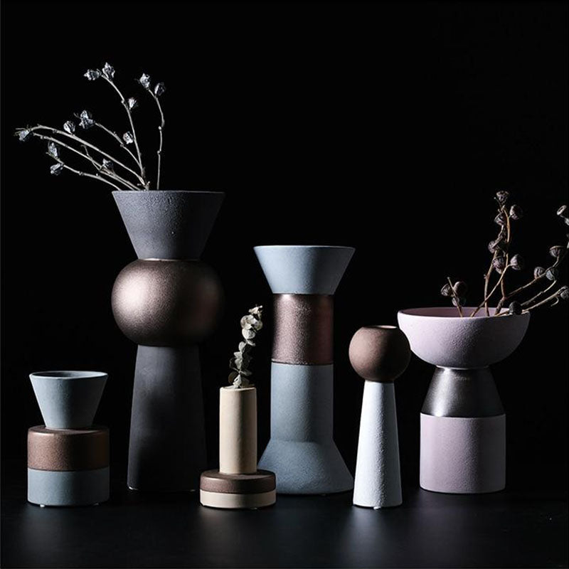 Natural Stone Texture Vases