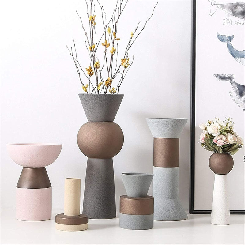 Natural Stone Texture Vases