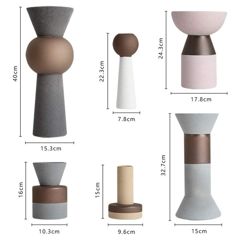 Natural Stone Texture Vases