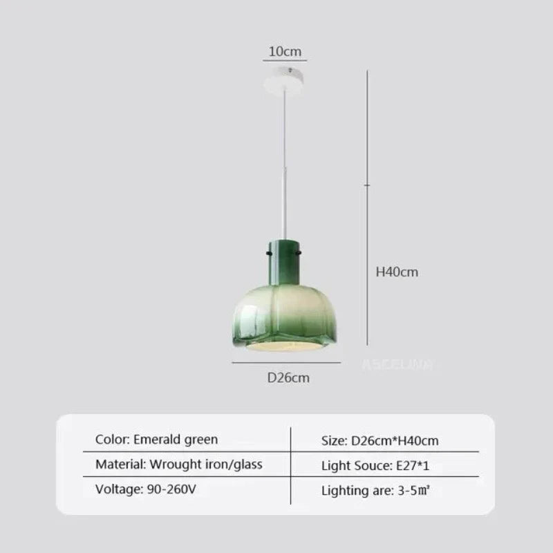 MedievalSimplicity - Glass Pendant Lamp