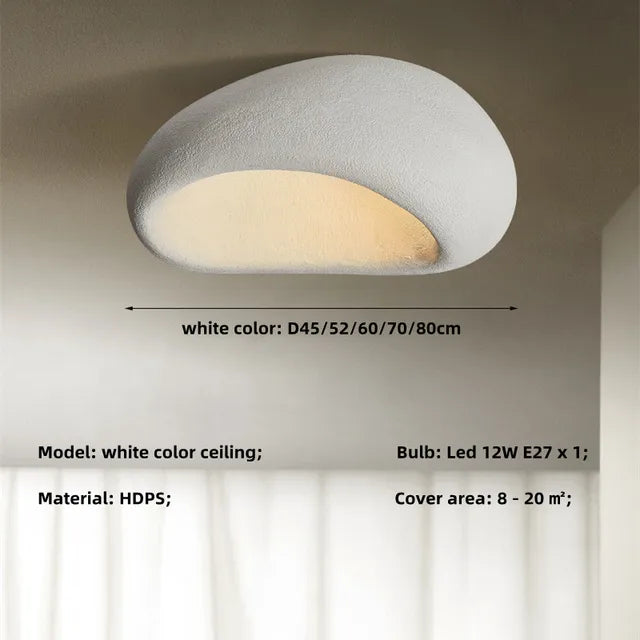 WabiSabiGlow - illuminazione a soffitto Wabi Sabi - lampada di ispirazione giapponese