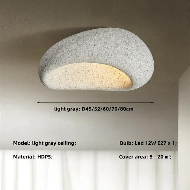 WabiSabiGlow - loftbelysning Wabi Sabi - Japansk inspireret lampe