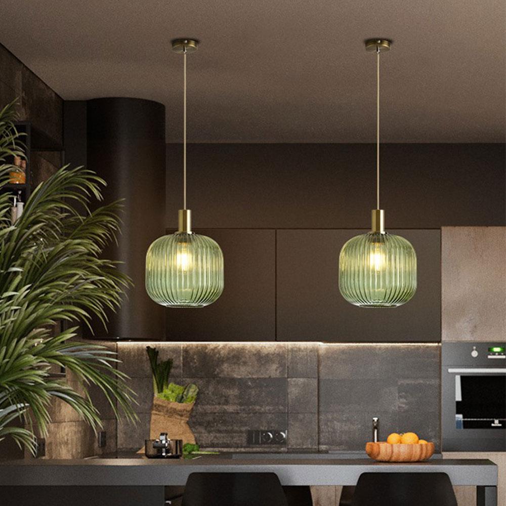 Nordic Fluted Glass Pendant Lights