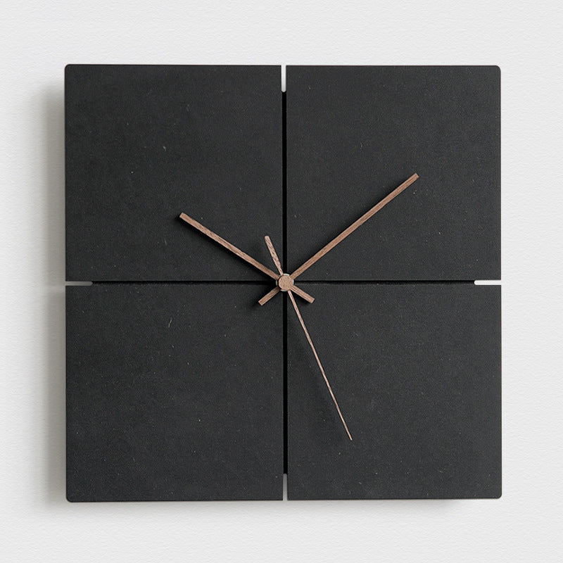 Horloge décorative murale silencieuse moderne minimaliste pour salon