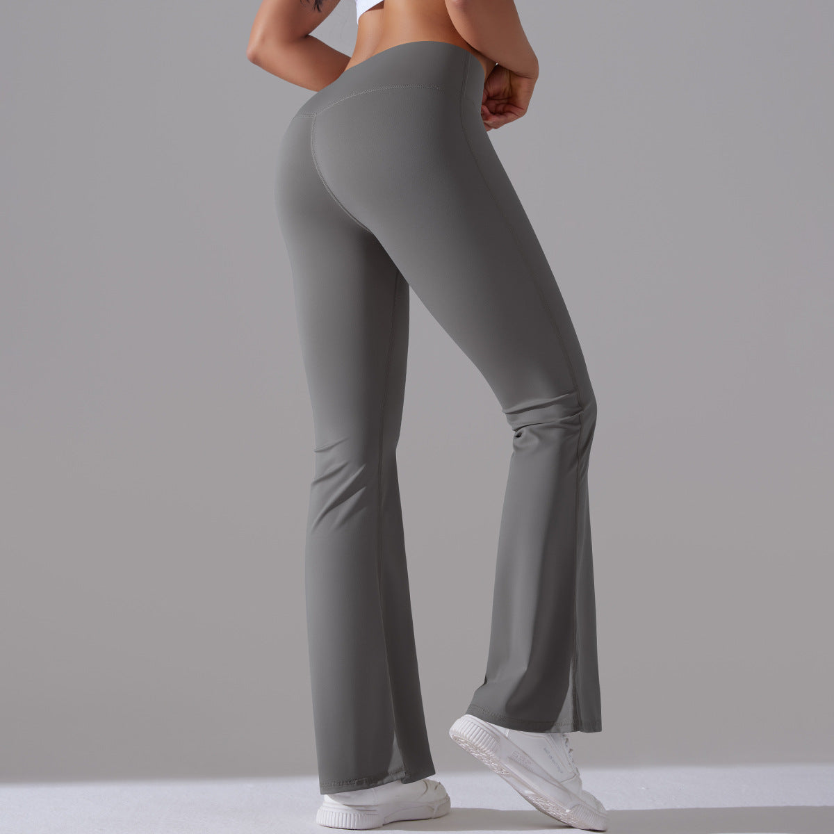 Sculpt & Flare High-Waist Gym Leggings