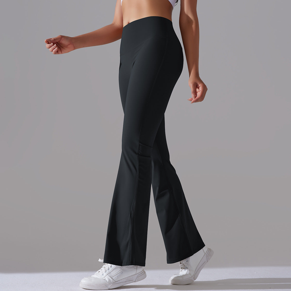 Sculpt & Flare High-Waist Gym Leggings