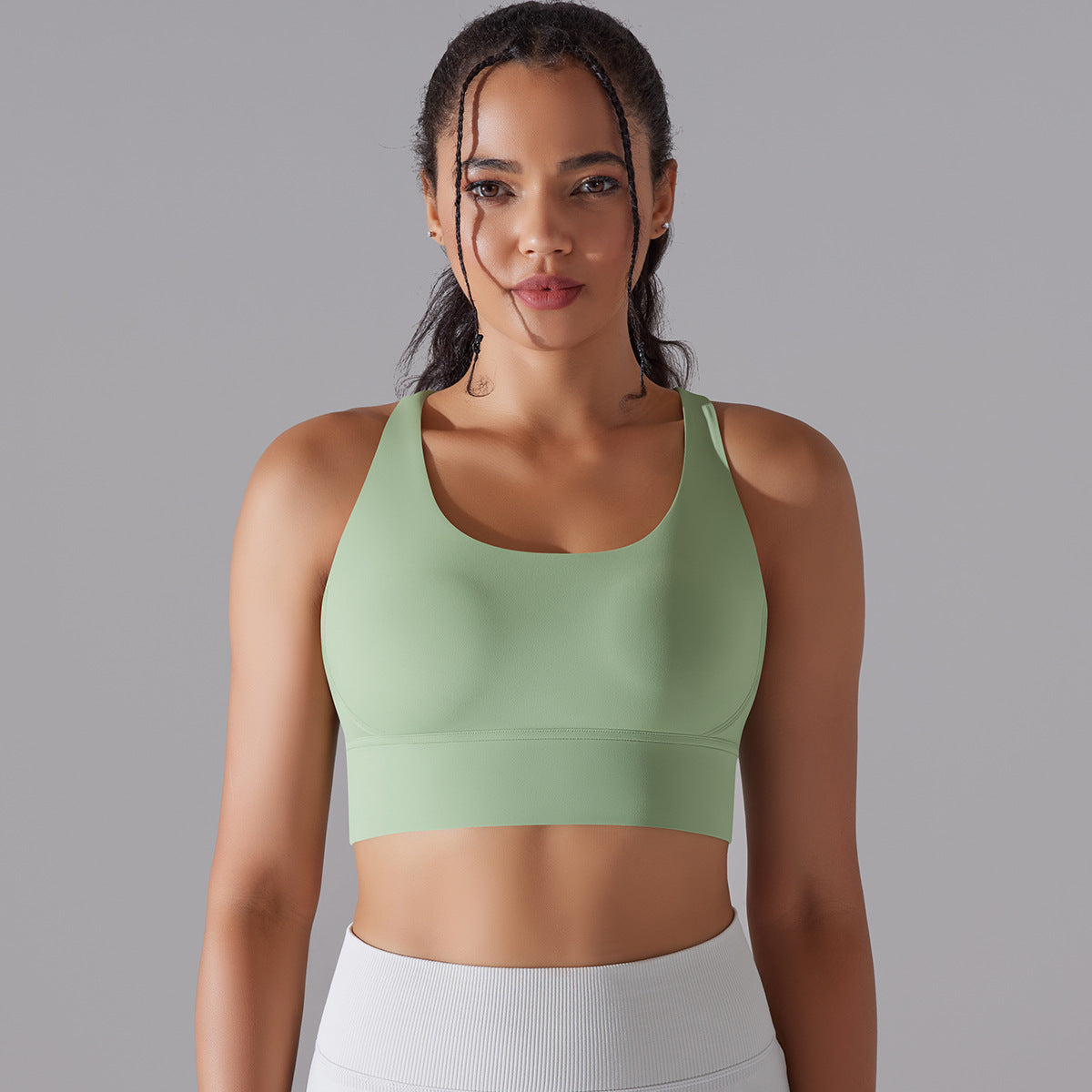 Double-Cross Shockproof Sports Bra