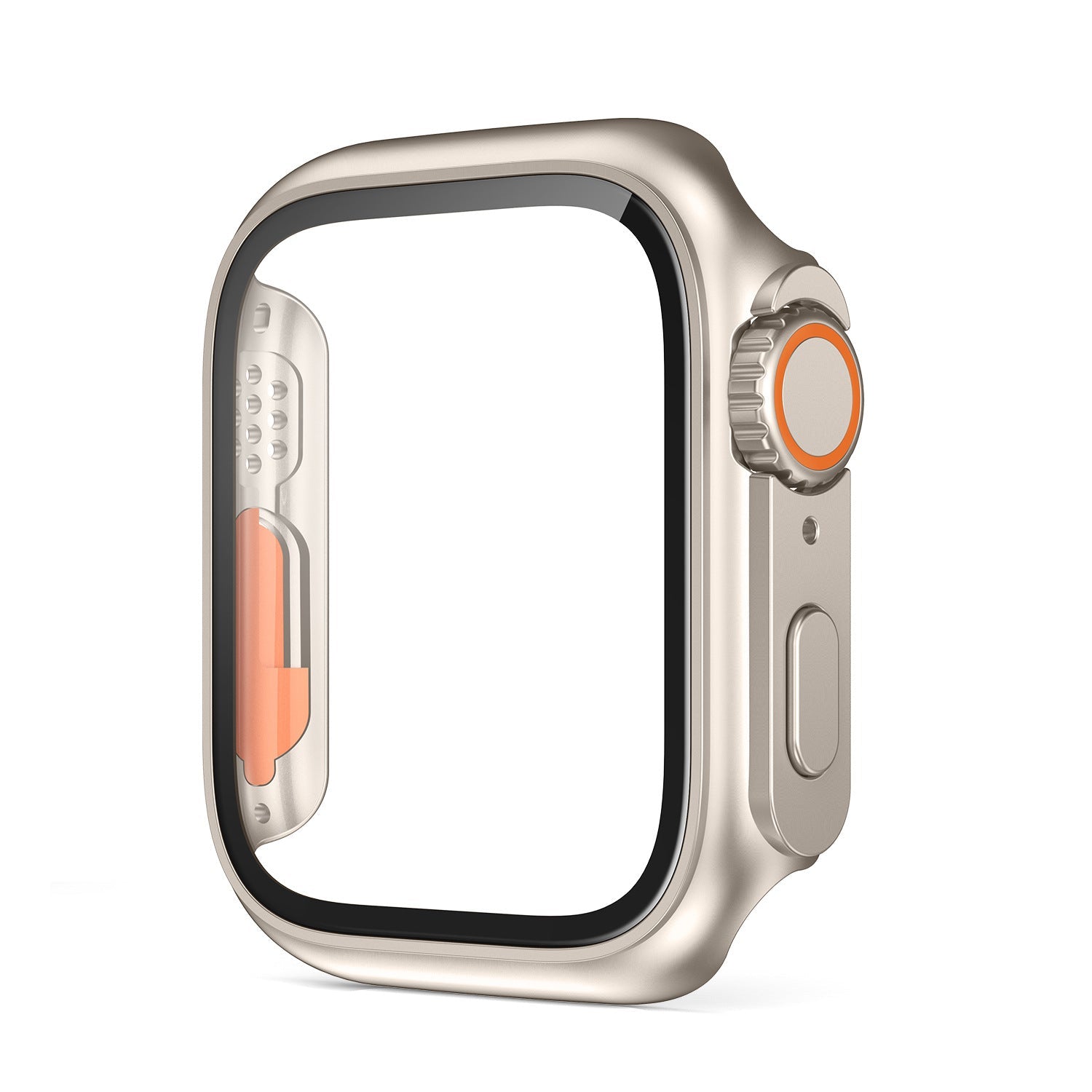 Ultrathin & Vandtæt Apple Watch Cover med Tempered Glass Film