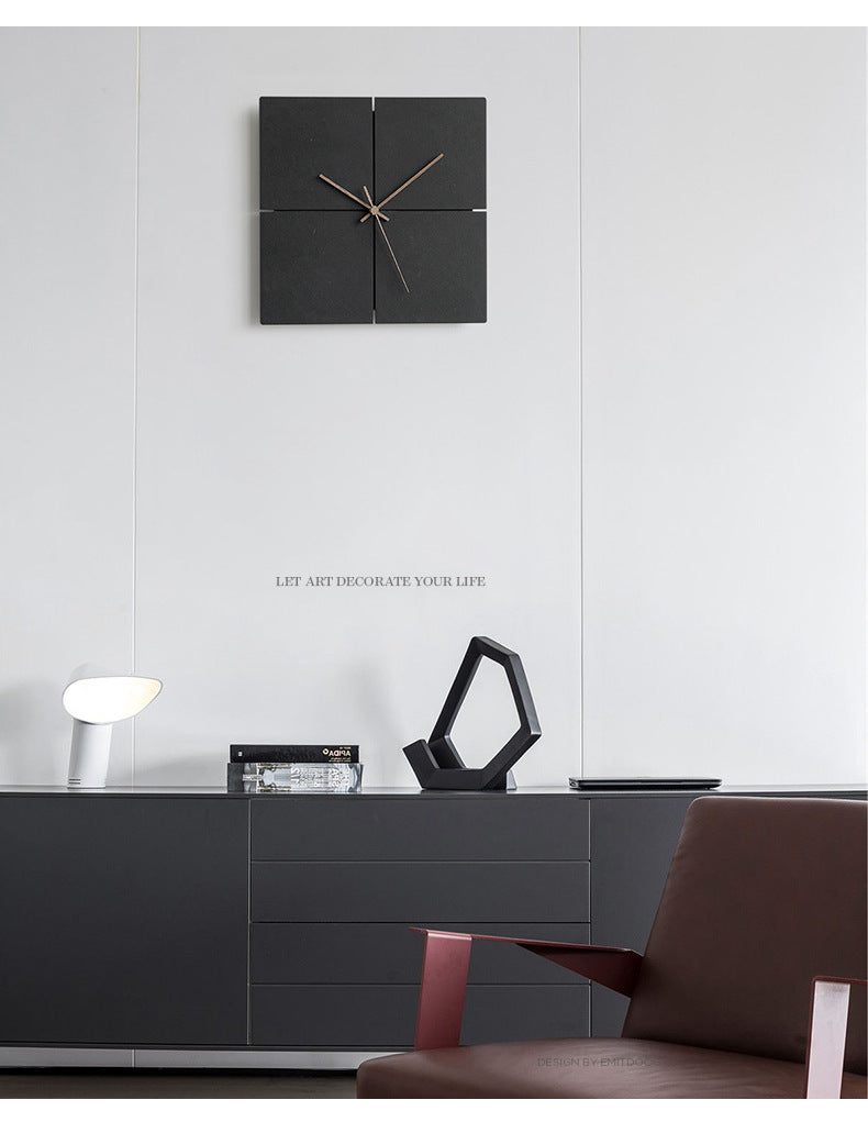 Ceas decorativ de perete minimalist modern, silențios, pentru living