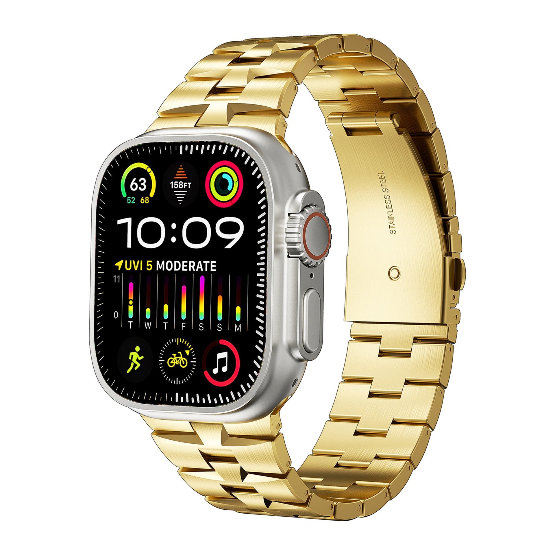 AW-22 NEW Stainless Steel Watch Band For Apple Watch