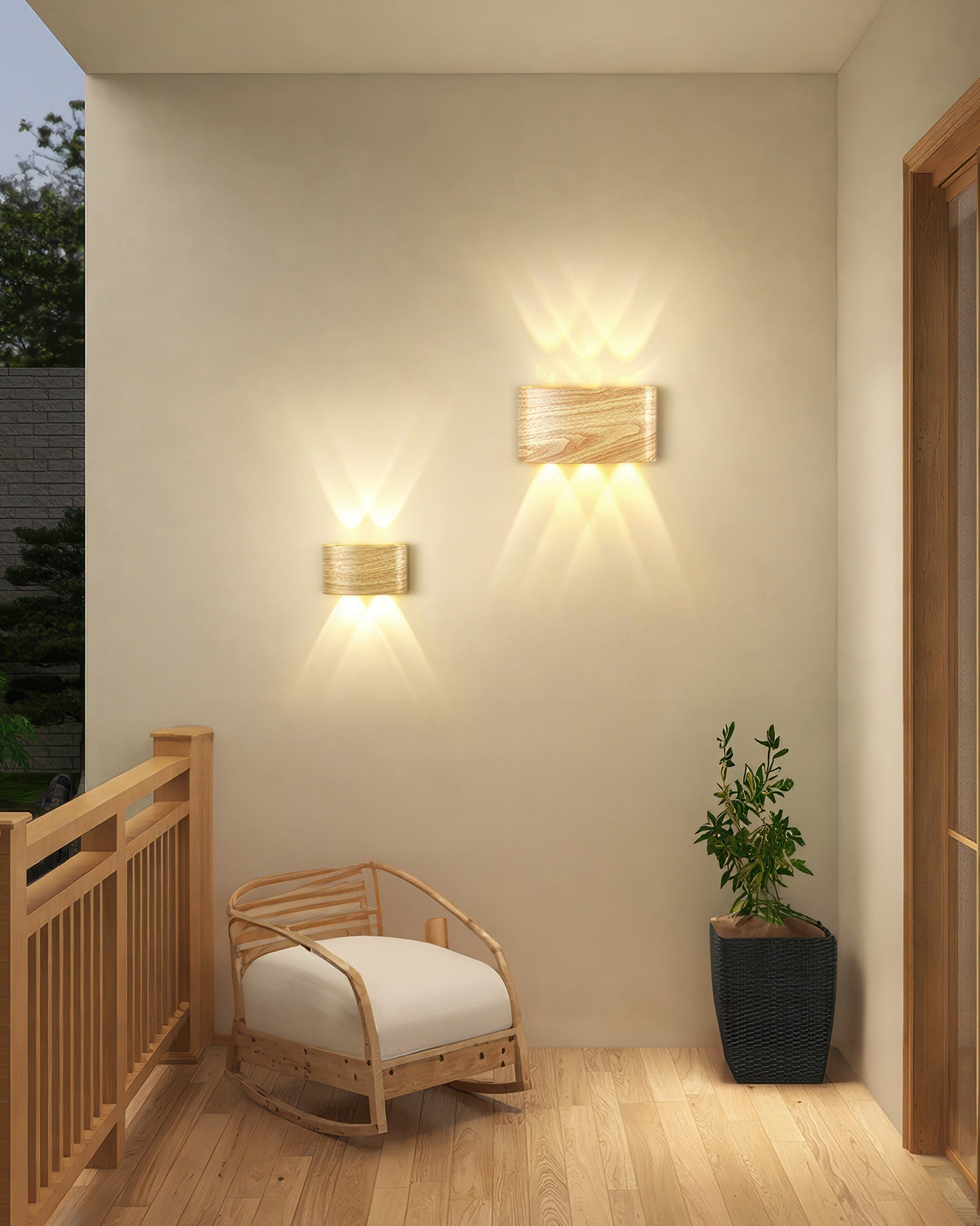 Lumina Woodgrain LED Sconce