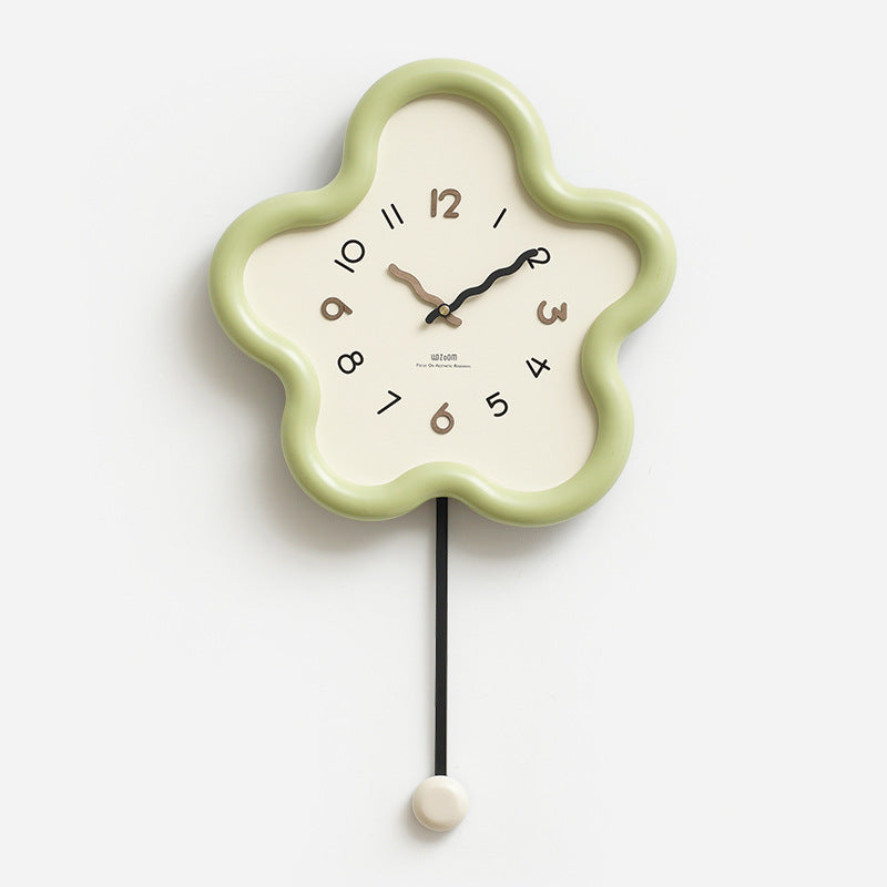 Horloge murale à pendule silencieuse et écologique – Grande horloge décorative pour salon, chambre à coucher, bureau