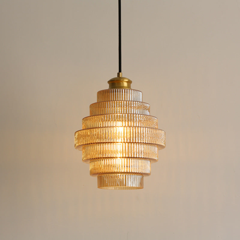 BrassBottle - Glazen en messing lamp