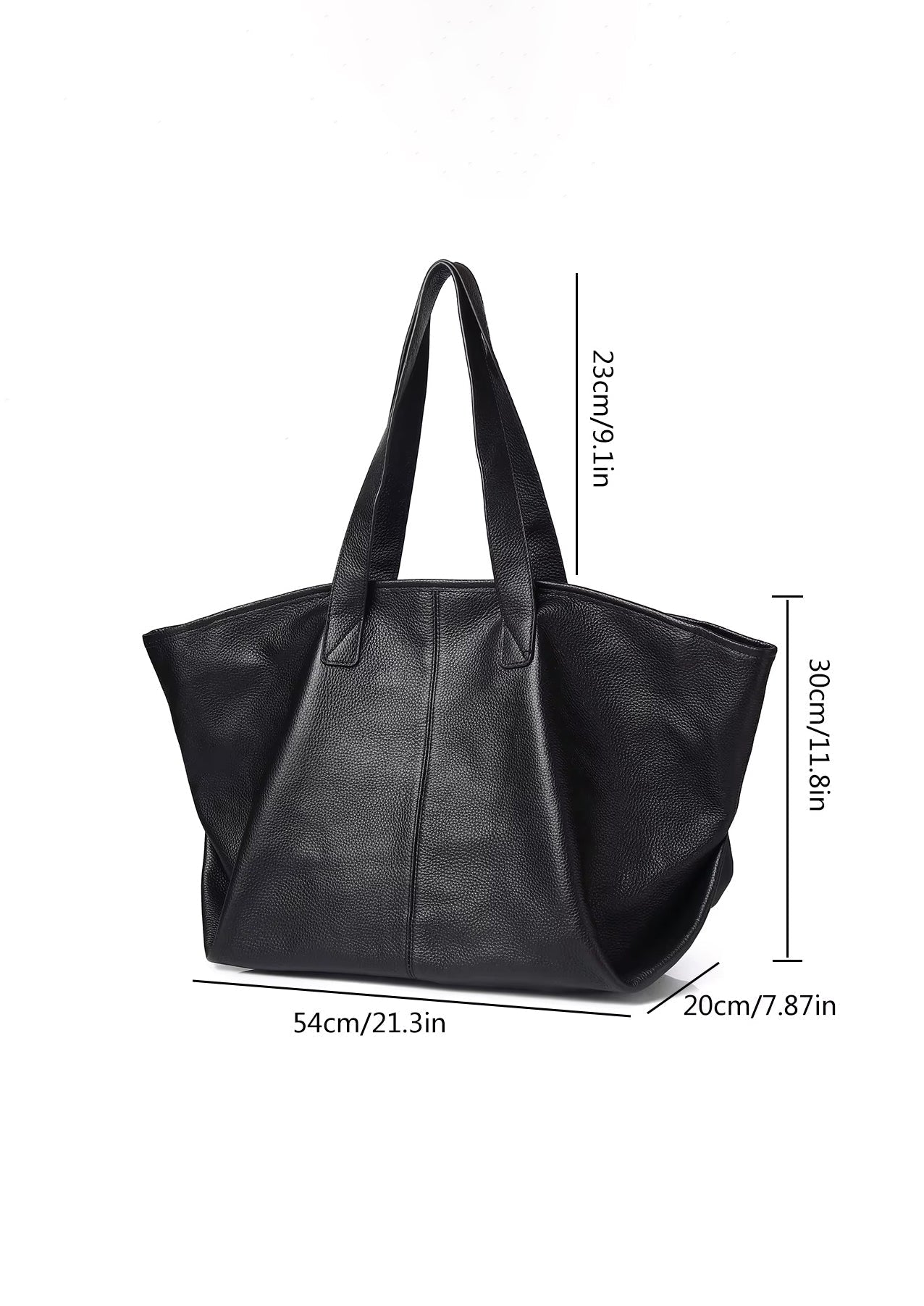 The Hove Large Pebbled Leather Tote Bag