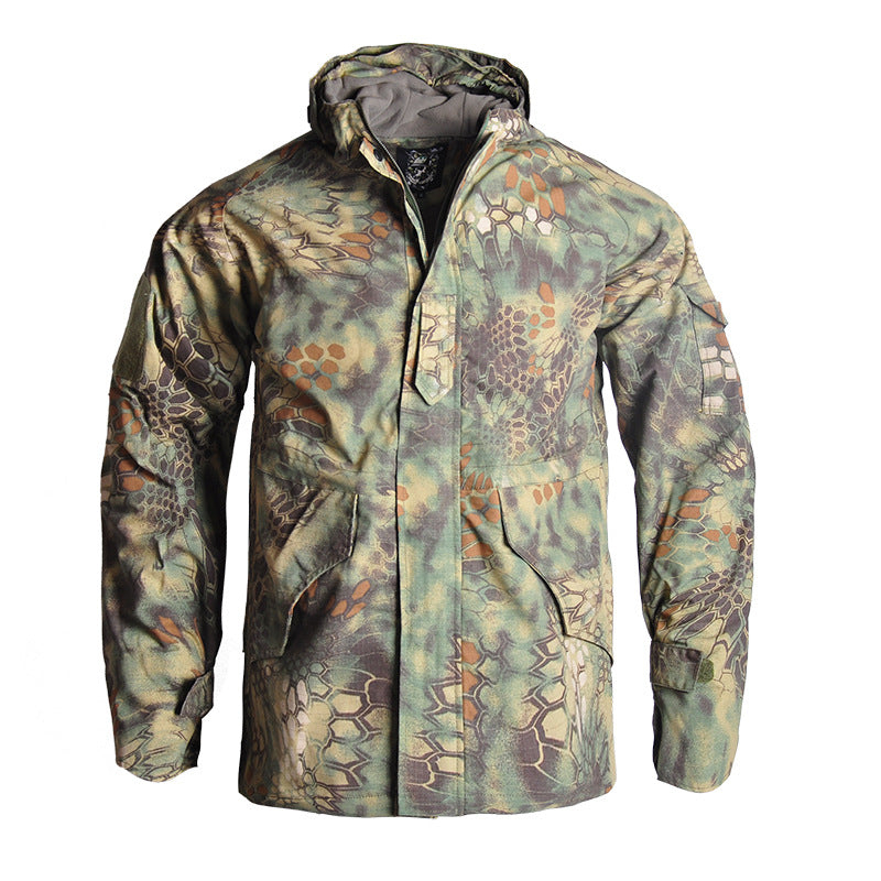 Chaqueta militar de camuflaje para hombre táctica al aire libre informal