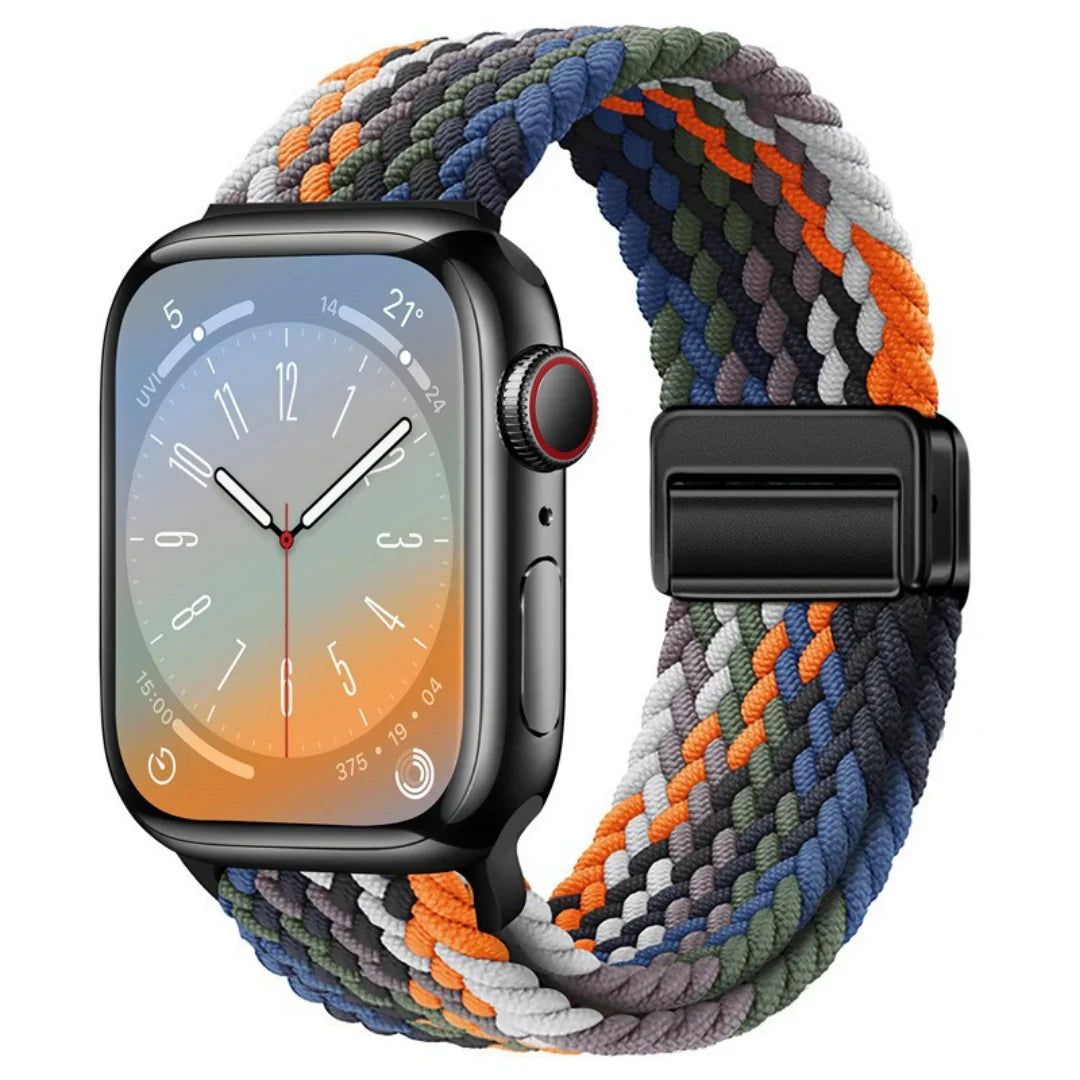 Magnetische Nylon Band Voor Apple Watch