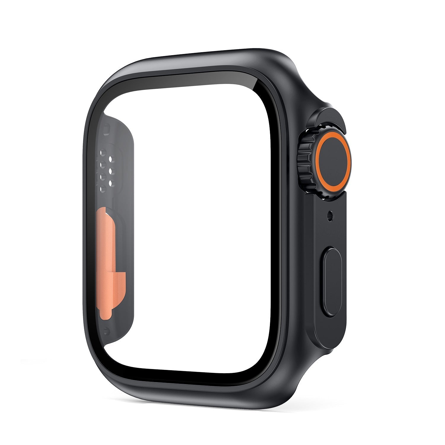 Ultra-thin & Waterproof Apple Watch Case with Tempered Glass Film