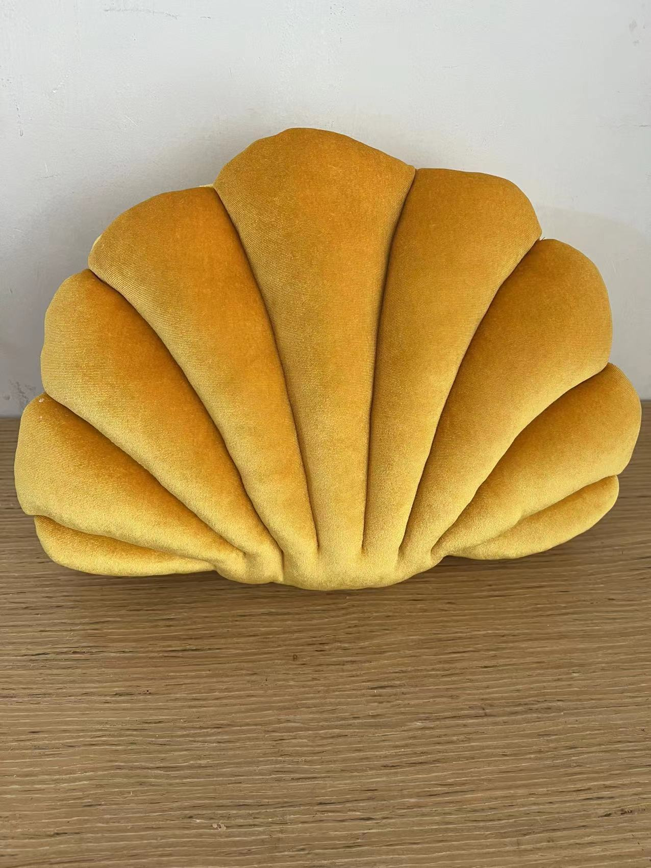 Sea Shell Velvet Throw Pillow