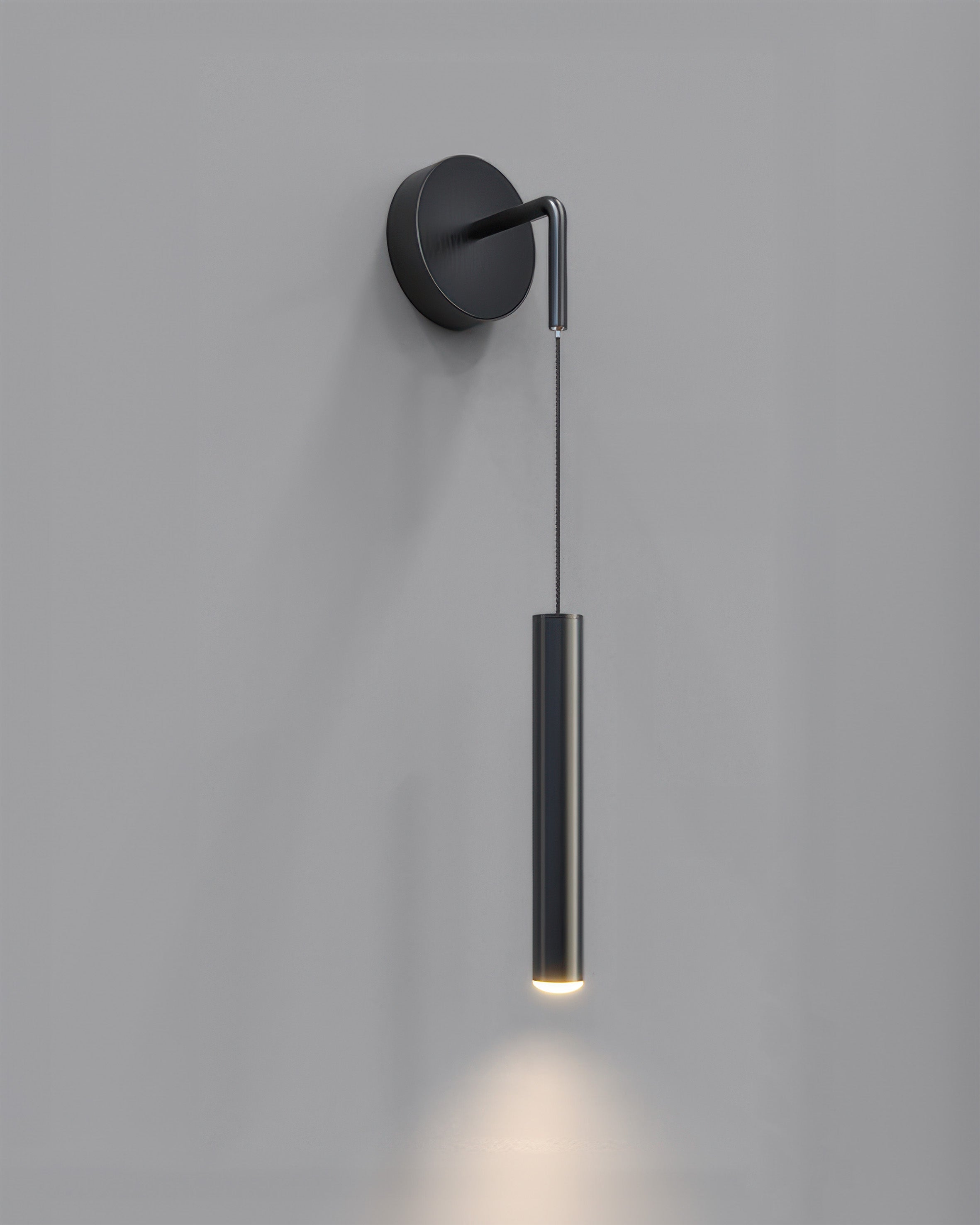 Modern cylinder LED vägglampa