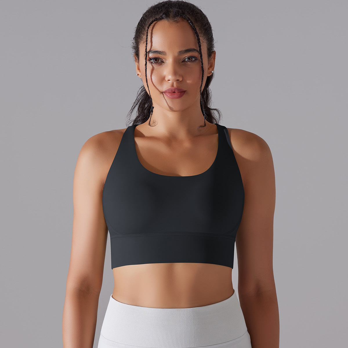 Double-Cross Shockproof Sports Bra