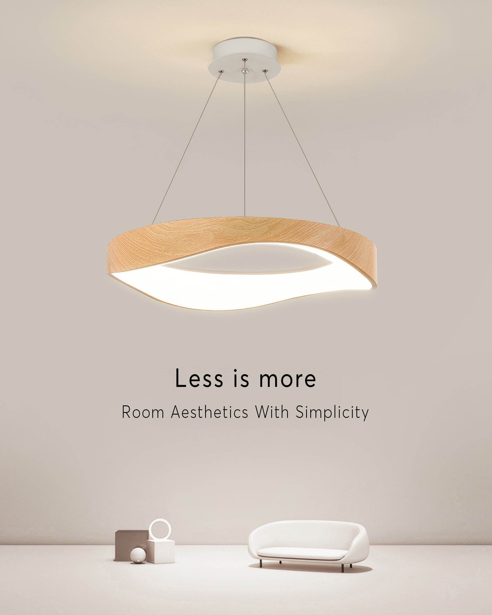 Modern Round LED Pendant Light for Versatile Indoor Lighting