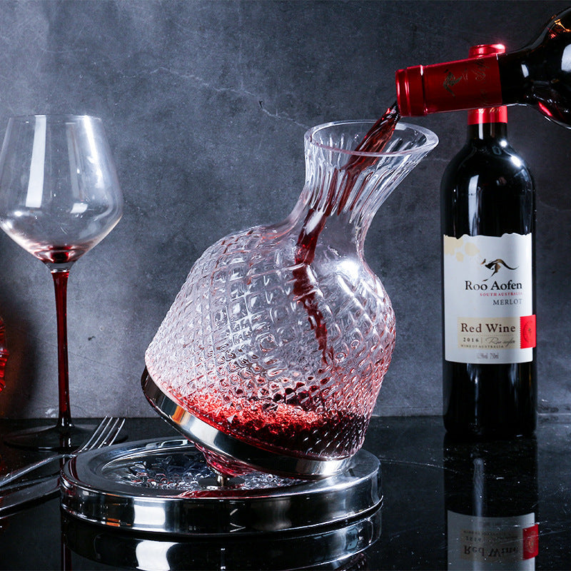 Omnicks™ Decantor Rotativ 360° de Pe Raft (Vin sau Spirtoase)