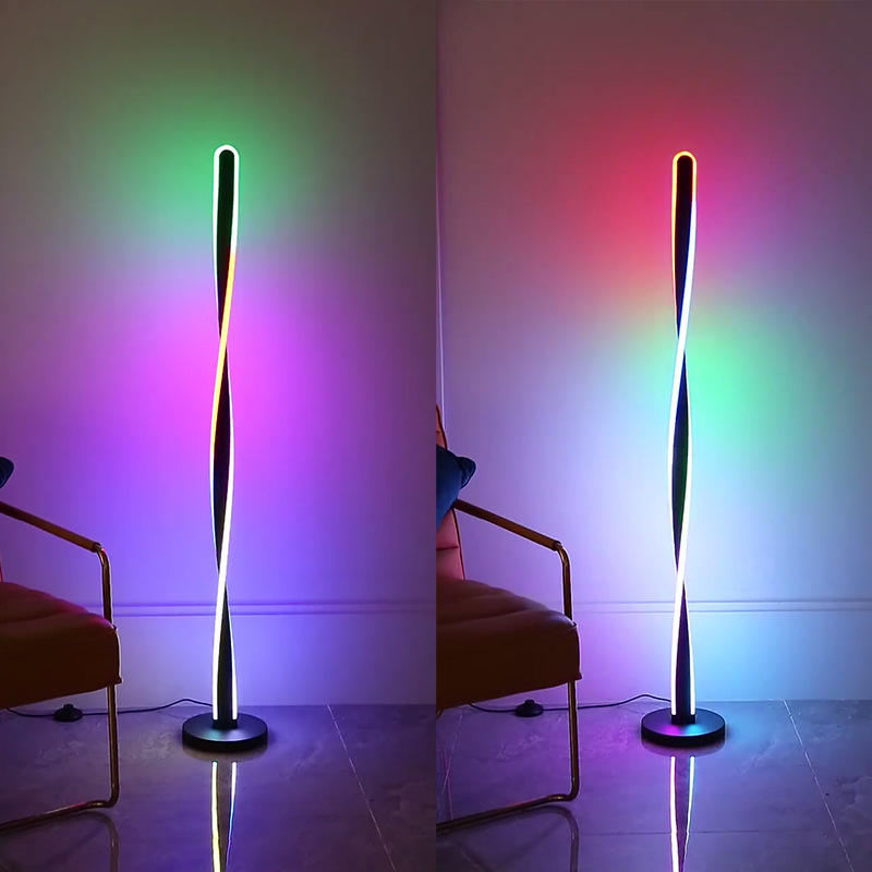 Twisted Floor Lamp