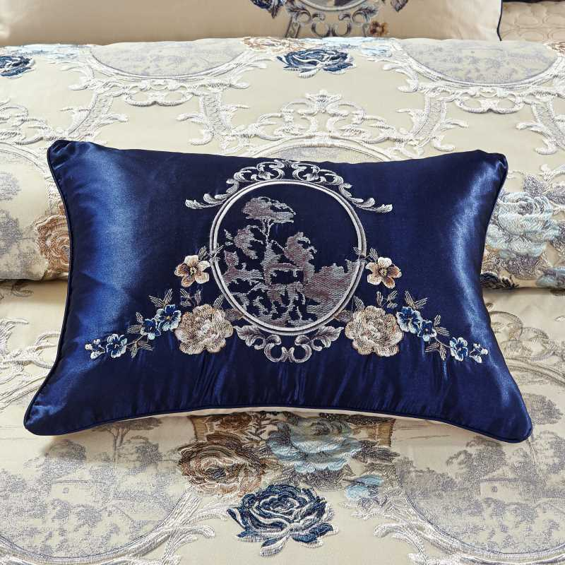 Conjunto de Roupa de Cama Jacquard Oriental de Luxo