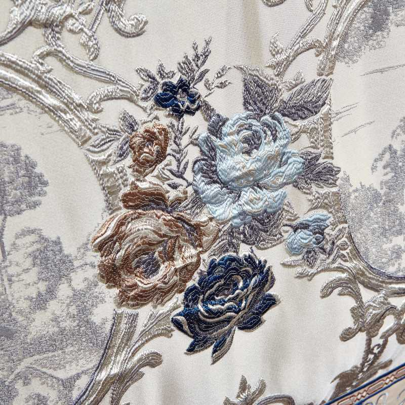 Parure de lit de luxe en jacquard oriental