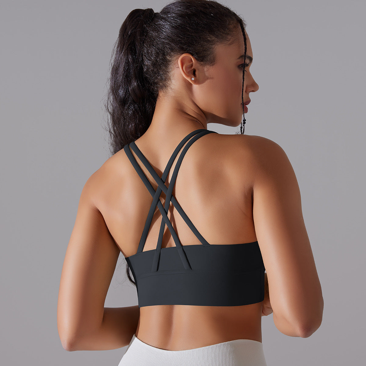 Double-Cross Shockproof Sports Bra