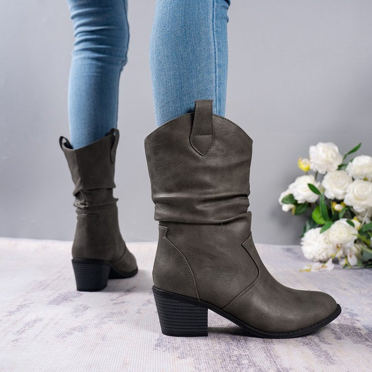 Bottes en cuir cowboy Taylor