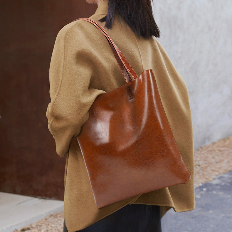 The Belfair Leather Tote Bag